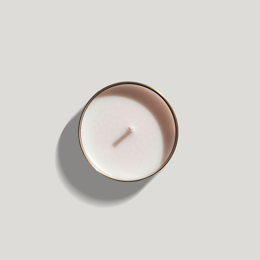 COCOLUX AUSTRALIA - SOL | LEATHER, TUBEROSE & DRIFTWOOD - SMALL COPPER LUXURY CANDLE