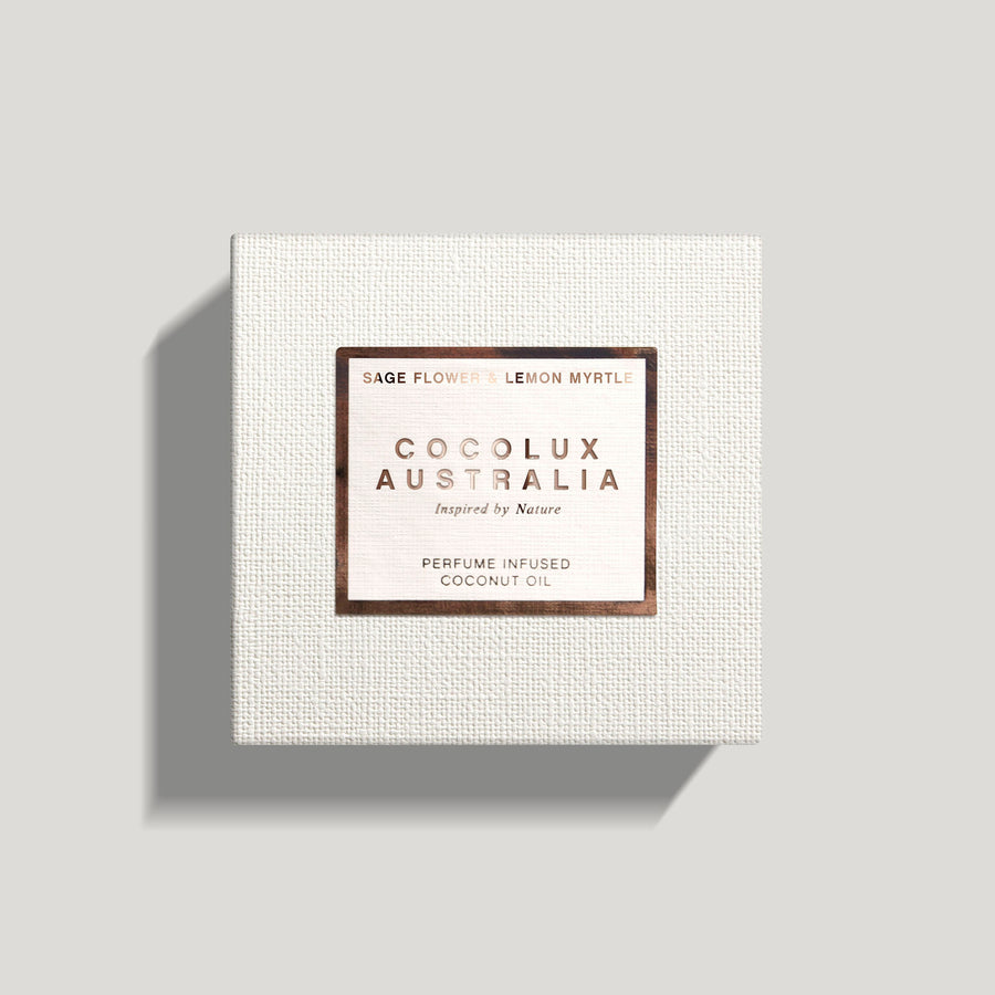 COCOLUX AUSTRALIA - SOL | SAGE FLOWER & LEMON MYRTLE - SMALL COPPER LUXURY CANDLE